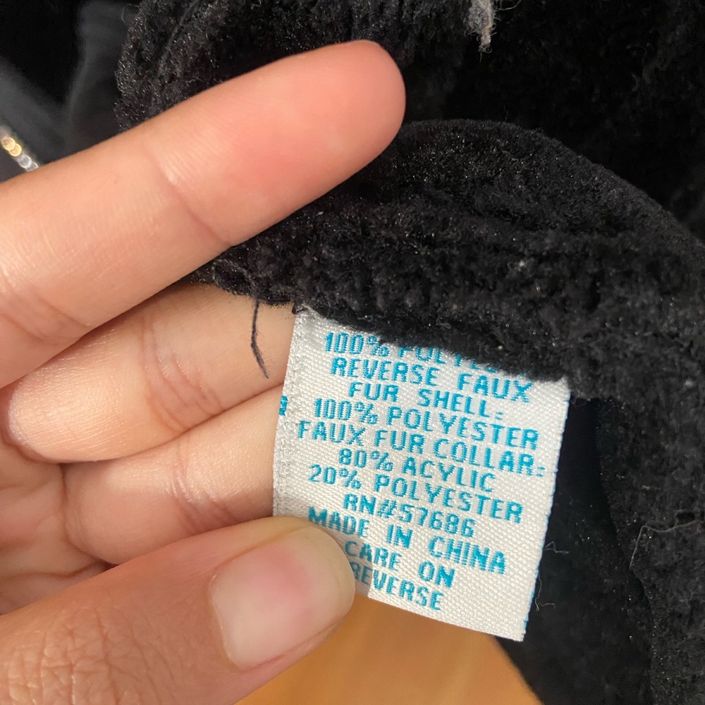 C&C California Black Faux Shearling Teddy Jacket - Picture 6 of 9